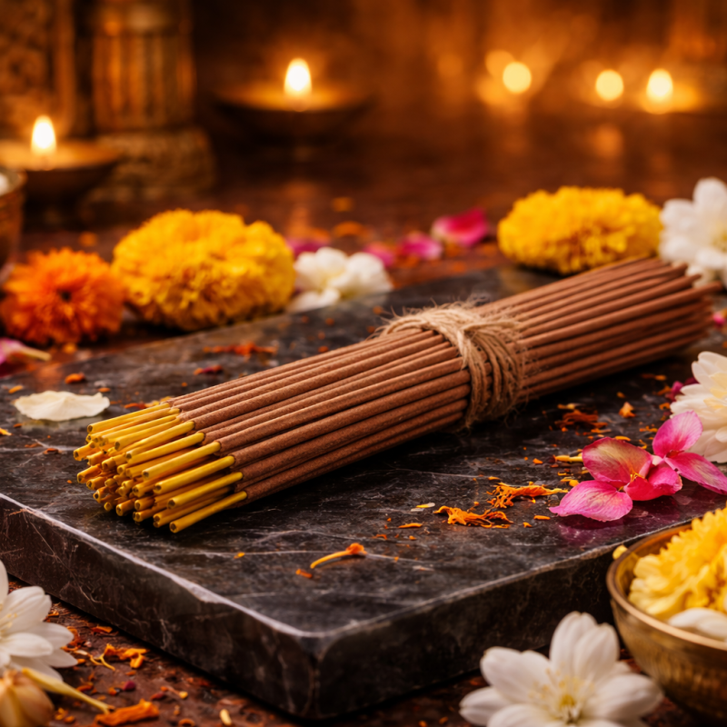 Temple Flower Agarbatti – Eco-Blossom Series